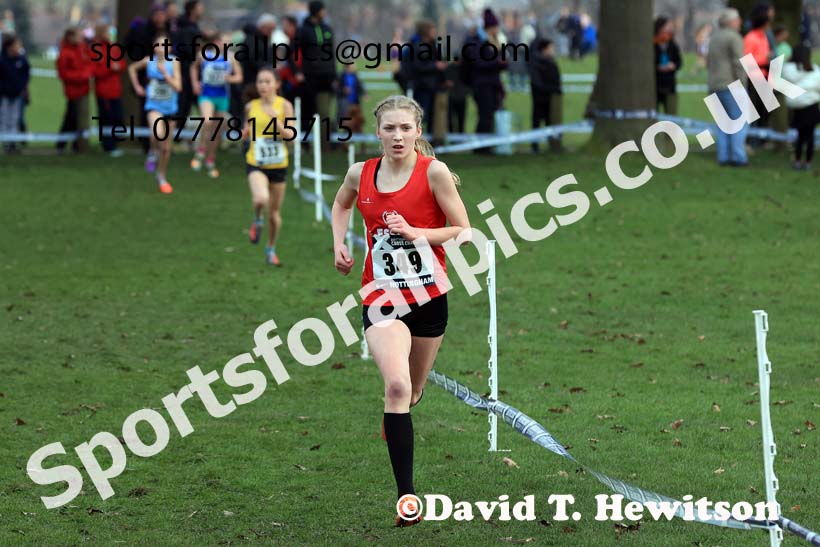 Girls Under-13s, 2024 CAU Inter Counties Cross Country Champs., Wollaton Park, Nottingham. Photo: David T. Hewitson/Sports for All Pics